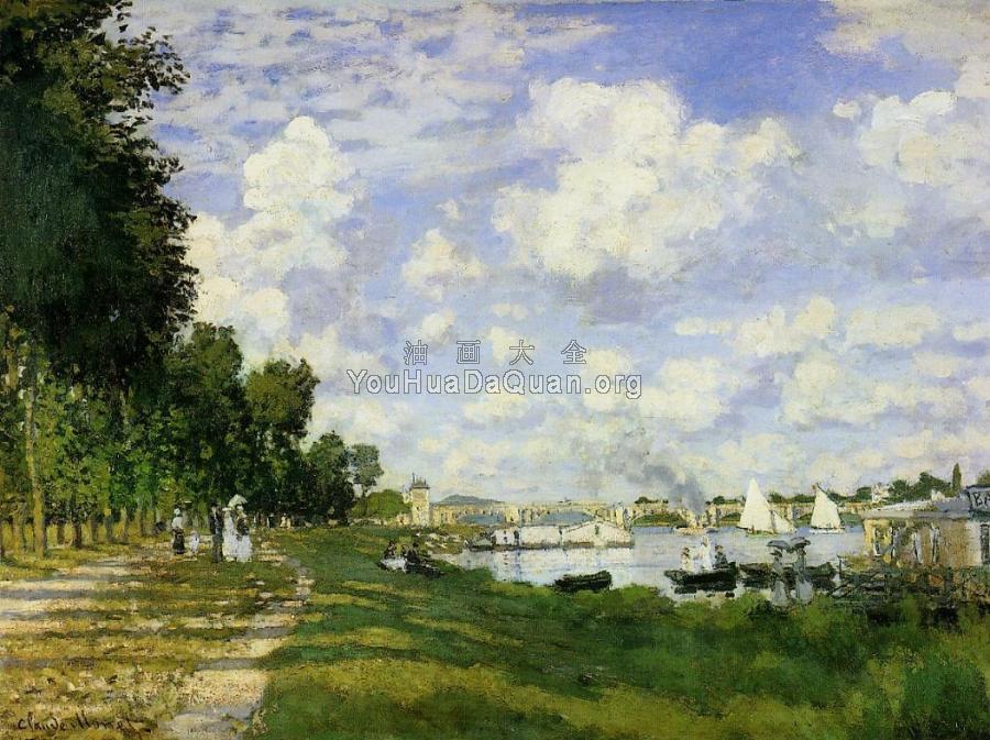 The Basin at Argenteuil - 克劳德·莫奈